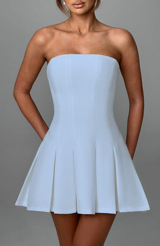 Bryony Mini Dress - Blue - glavon