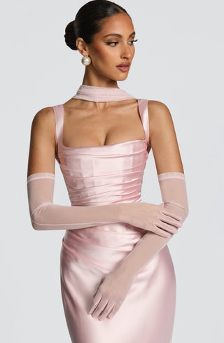 Calanthe Maxi Dress - Blush - glavon