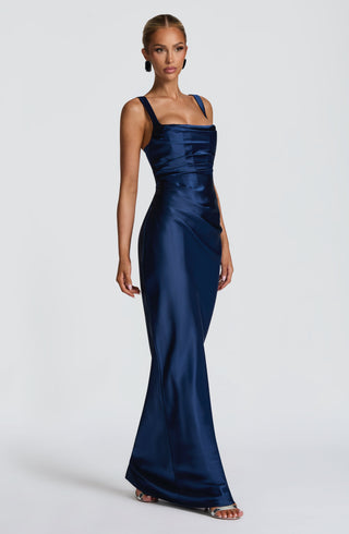 Calanthe Maxi Dress - Navy - glavon