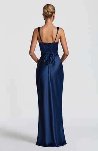 Calanthe Maxi Dress - Navy - glavon