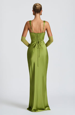 Calanthe Maxi Dress - Olive - glavon