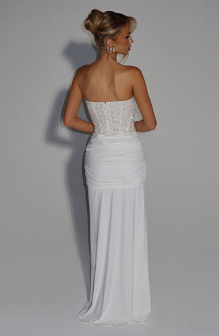 Carina Maxi Dress - Ivory - glavon