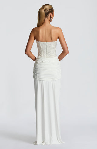 Carina Maxi Dress - Ivory - glavon