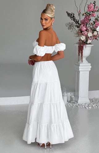 Carmen Maxi Skirt - Ivory - glavon
