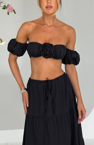 Carmen Top - Black - glavon