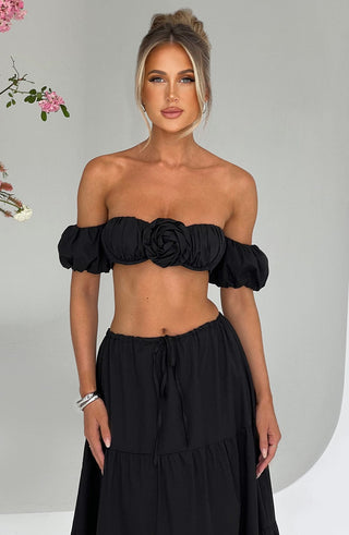 Carmen Top - Black - glavon
