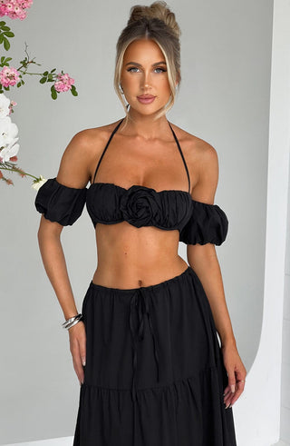 Carmen Top - Black - glavon