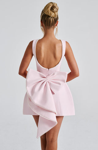 Carrie Mini Dress - Blush - glavon