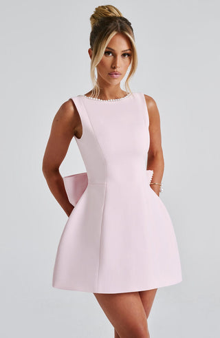 Carrie Mini Dress - Blush - glavon