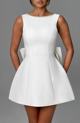 Carrie Mini Dress - Ivory - glavon