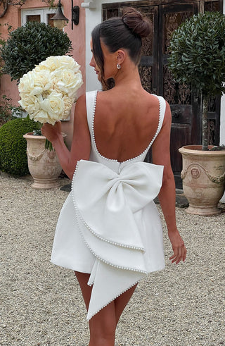 Carrie Mini Dress - Ivory - glavon