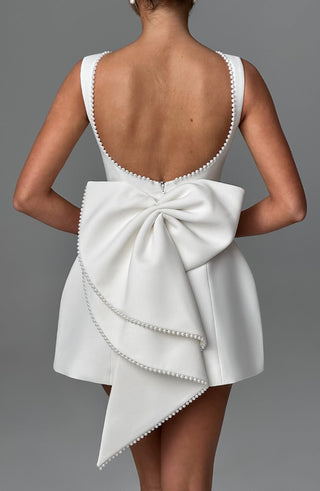 Carrie Mini Dress - Ivory - glavon