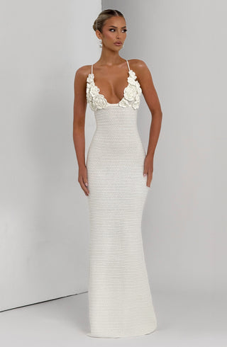 Celaena Maxi Dress - Ivory - glavon