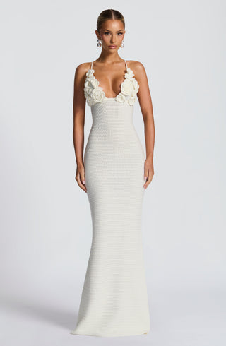 Celaena Maxi Dress - Ivory - glavon