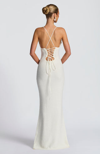 Celaena Maxi Dress - Ivory - glavon