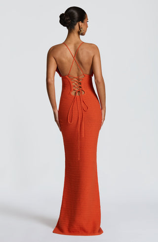 Celaena Maxi Dress - Orange - glavon