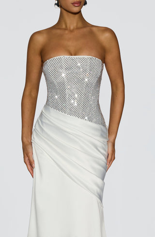 Celestia Maxi Dress - Ivory - glavon