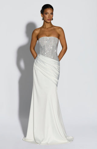 Celestia Maxi Dress - Ivory - glavon