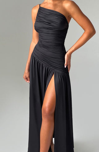 Claudia Maxi Dress - Black - glavon