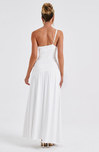 Claudia Maxi Dress - White - glavon