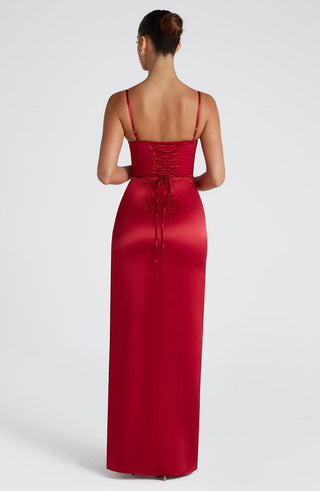 Clementine Maxi Dress - Red - glavon