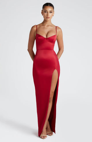 Clementine Maxi Dress - Red - glavon