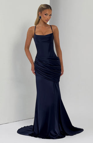 Connie Gown - Navy - glavon