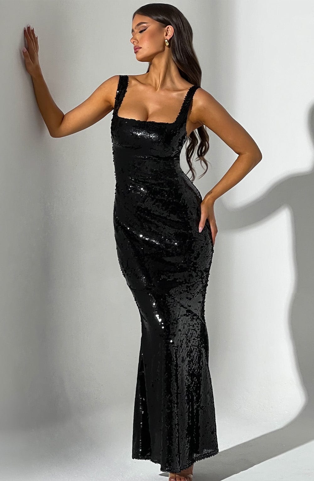 Corinne Maxi Dress - Black - Napalia