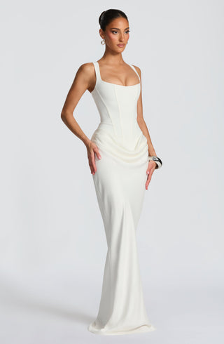 Cornelia Maxi Dress - Ivory - glavon
