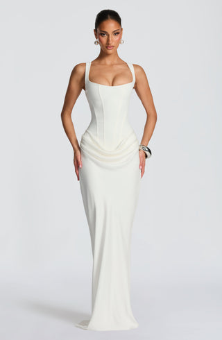 Cornelia Maxi Dress - Ivory - glavon