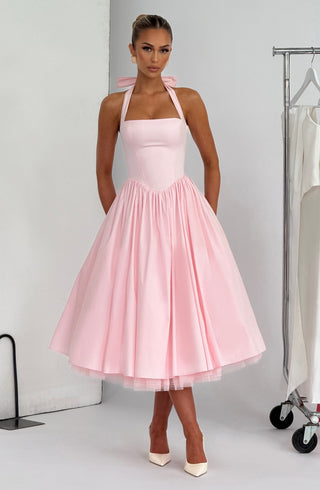 Cressida Midi Dress - Blush - glavon