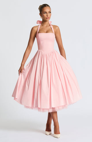 Cressida Midi Dress - Blush - glavon