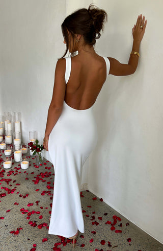 Cyanne Maxi Dress - White - glavon