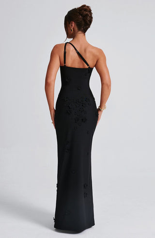 Cynthia Maxi Dress - Black - glavon