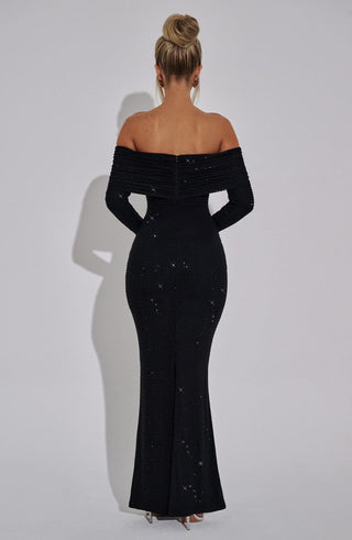 Cyprus Maxi Dress - Black - glavon