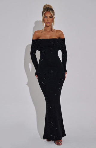 Cyprus Maxi Dress - Black - glavon