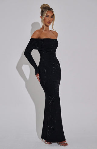 Cyprus Maxi Dress - Black - glavon