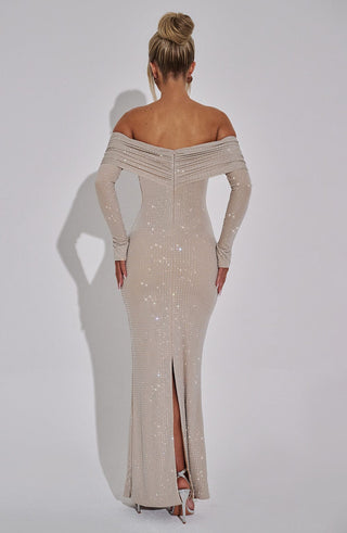 Cyprus Maxi Dress - Nude - glavon