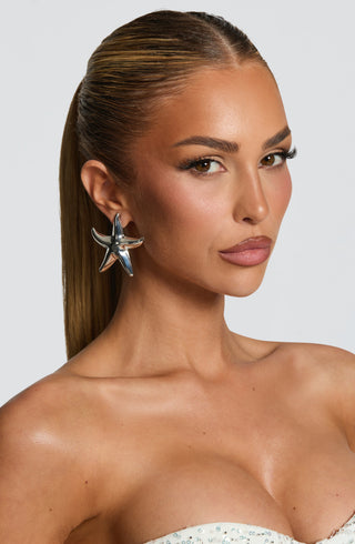 Dakona Earrings - Silver - glavon