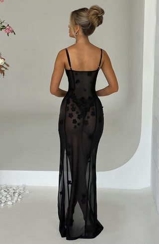 Dalary Maxi Dress - Black - glavon