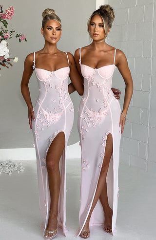 Dalary Maxi Dress - Blush - glavon