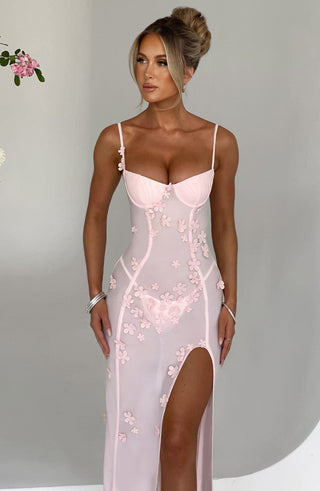Dalary Maxi Dress - Blush - glavon