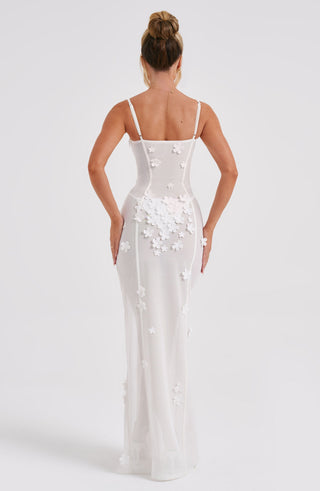 Dalary Maxi Dress - Ivory - glavon