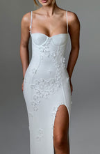 Dalary Maxi Dress - Ivory Lined - Napalia