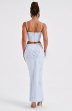 Dalary Maxi Skirt - Blue - Napalia