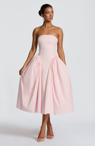 Darla Midi Dress - Blush - glavon
