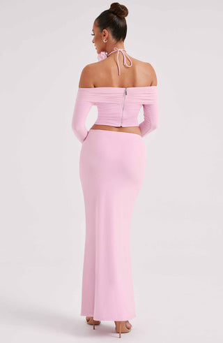 Deema Maxi Skirt - Pink - glavon