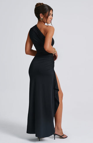 Delaney Maxi Dress - Black - glavon