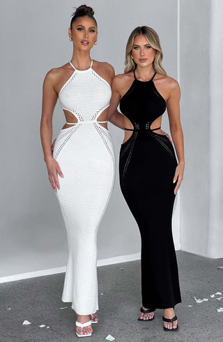 Delia Maxi Dress - White - glavon