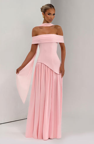 Delilah Maxi Dress - Blush - glavon